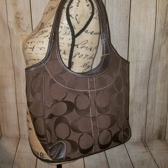 Brown Coach Hand Bag - Picture 2 of 8